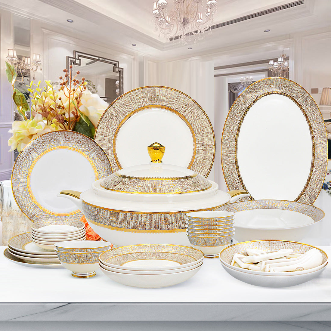 Aurora Twinkling Star Relief Tableware Set