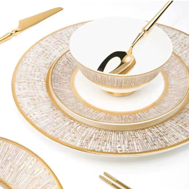 Aurora Twinkling Stars Relief Tableware Set for 4