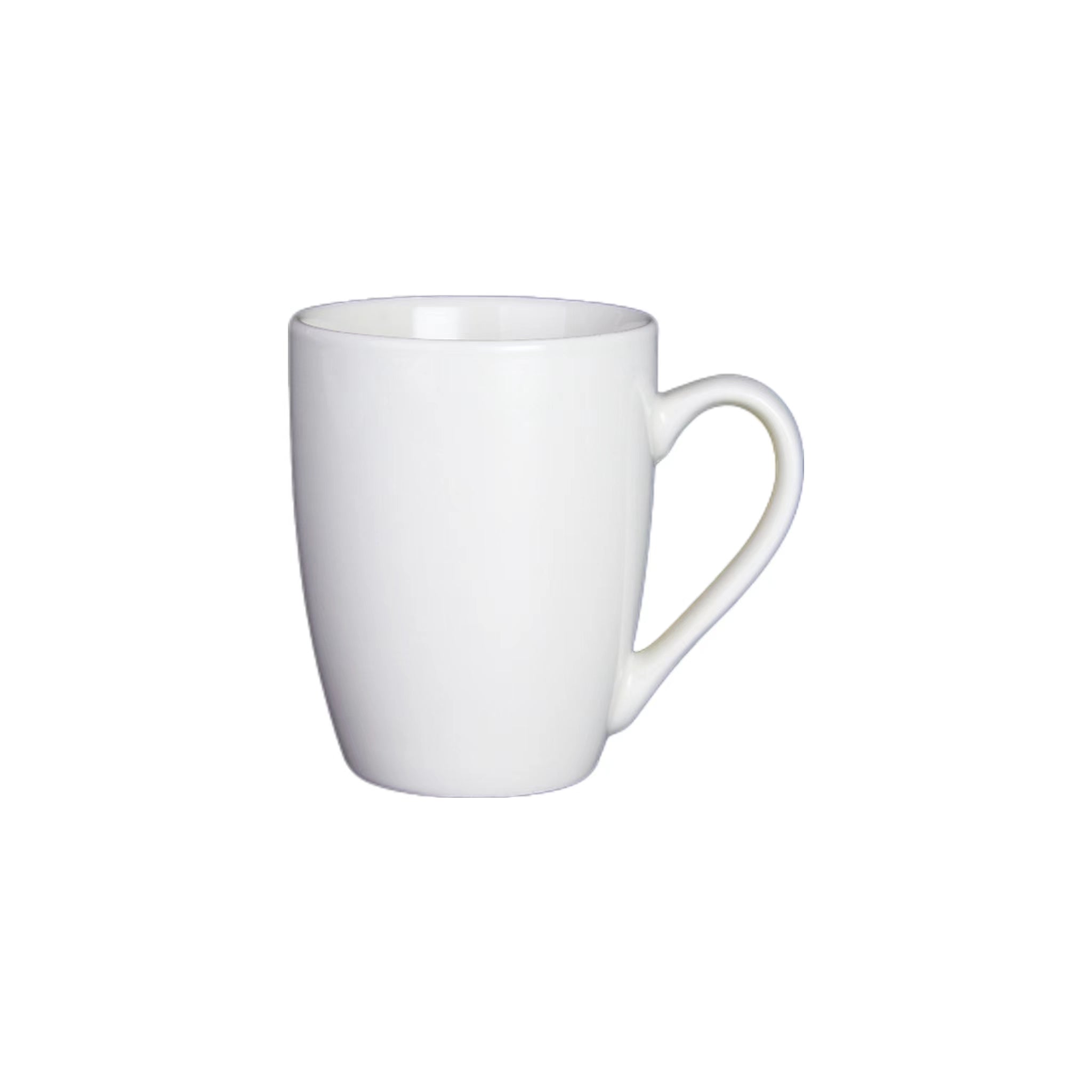 Household White Simple Drum Mug 10 People Set