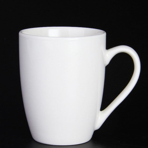 Household White Simple Drum Mug 10 People Set