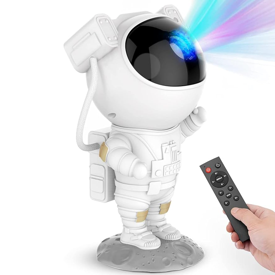 Aurora Star Projector Galaxy Night Light - Astronaut Space Projector, Starry Nebula Ceiling LED Lamp with Timer and Remote, Kids Room Decor Aesthetic, for Christmas, Birthdays, Valentine's Day