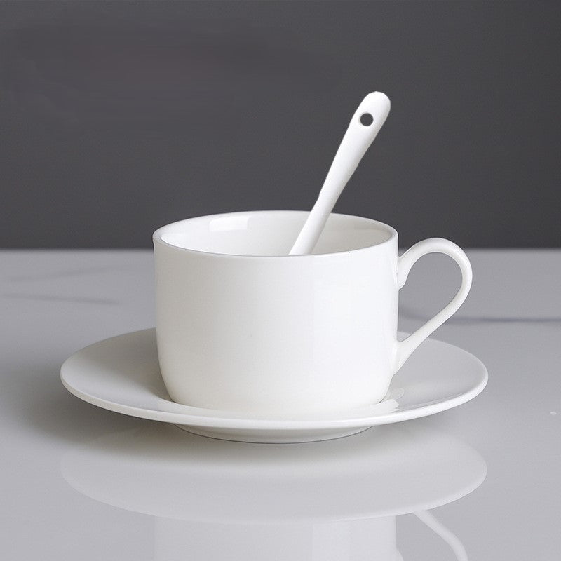 White Classic Simple Home Coffee Mug Set