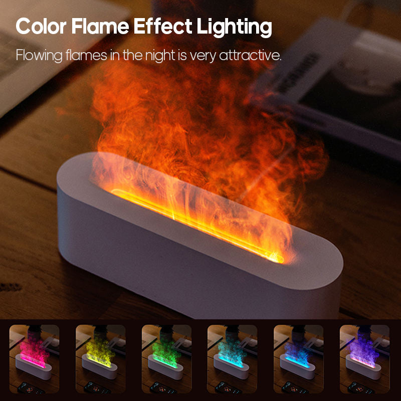 Aurora Seven Colour Flame Aromatherapy Humidifier