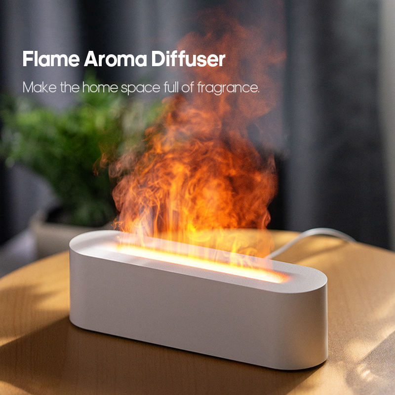 Aurora Seven Colour Flame Aromatherapy Humidifier