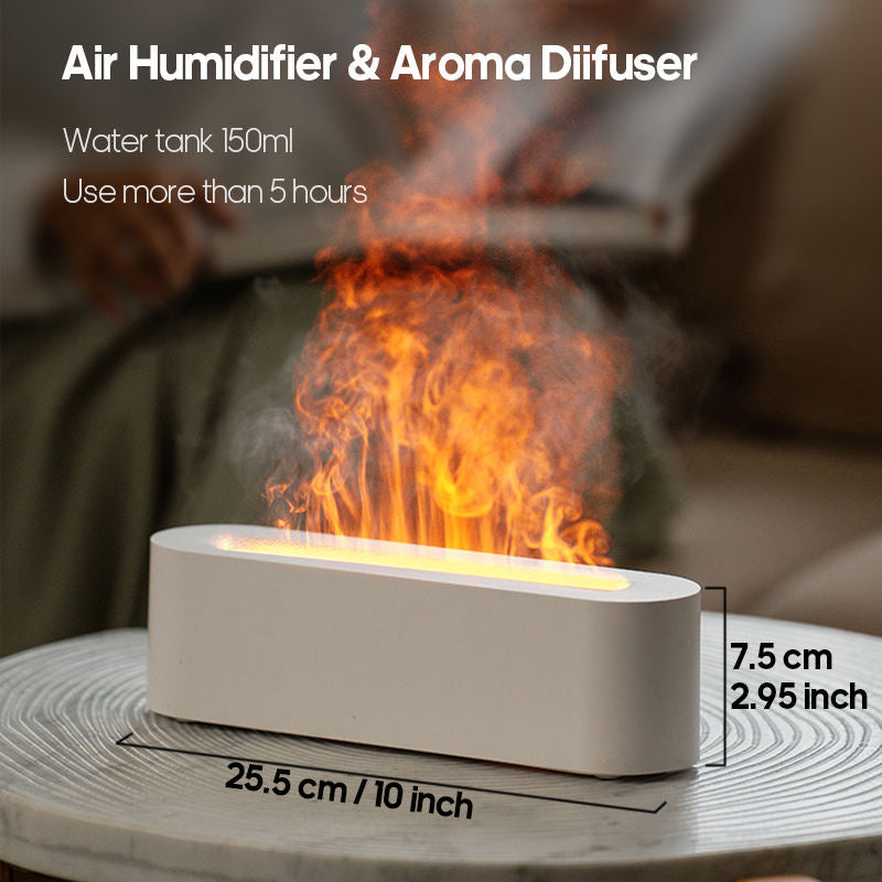 Aurora Seven Colour Flame Aromatherapy Humidifier