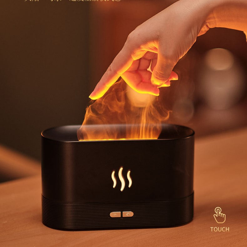 Aurora Simulated Flame Aromatherapy Humidifier