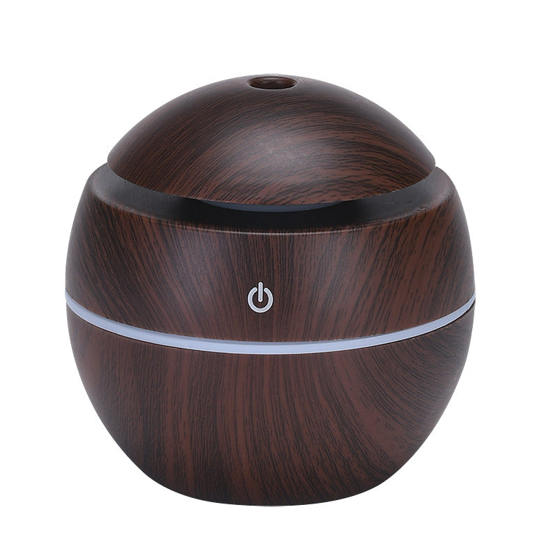 Aurora Humidifier Electric Air Aroma Diffuser Wood Ultrasonic Air Humidifier Essential Oil Aromatherapy Cool Mist Maker for Bedroom