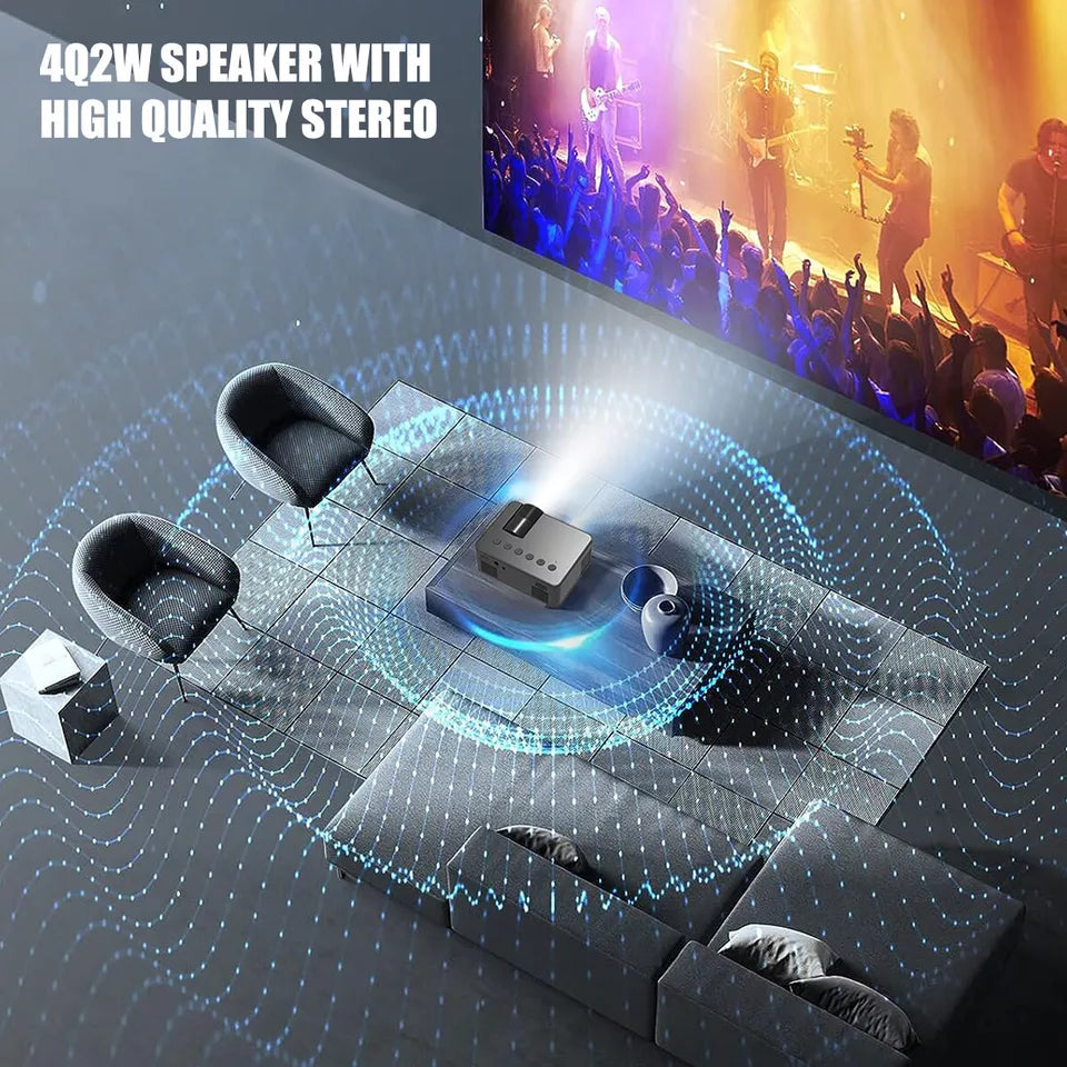 Aurora Home Portable Mini Projector